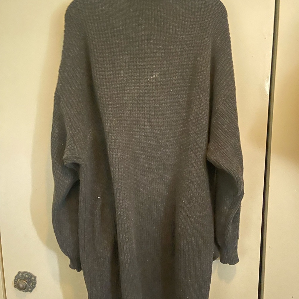 Universal Thread Dark Gray Open Cardigan - Picture 3 of 3